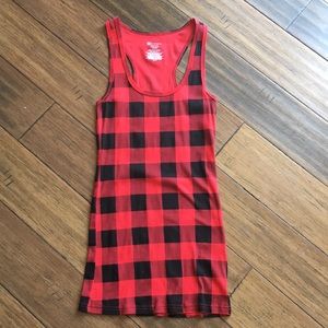 Buffalo plaid tank top